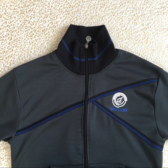 ✖️SOLD✖️Volcom Mens Full Zip Grey Track Jacket - Picture 6 of 8